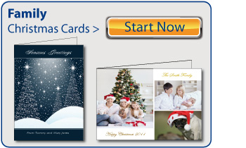 Family Personalised Christmas Cards