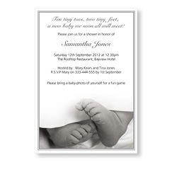 Baby Feet Invitation