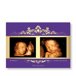 Swish Purple Baby Scan Card