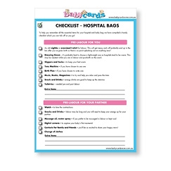 Hospital Checklist - What to Pack